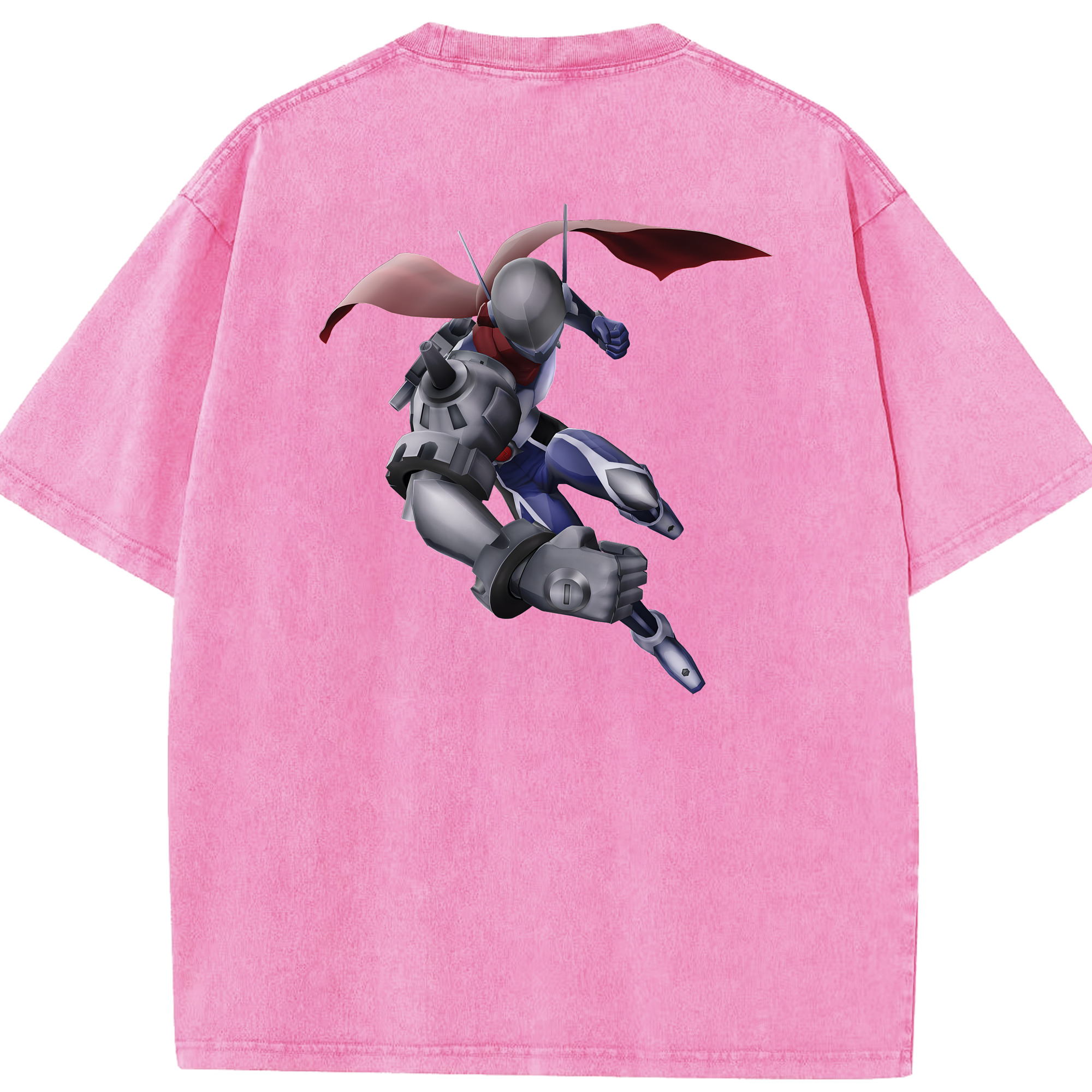 （画像用） Digimon デジタルモンスター/デジモン 綿100% ヴィンテージ風 半袖Tシャツ（背面プリント）